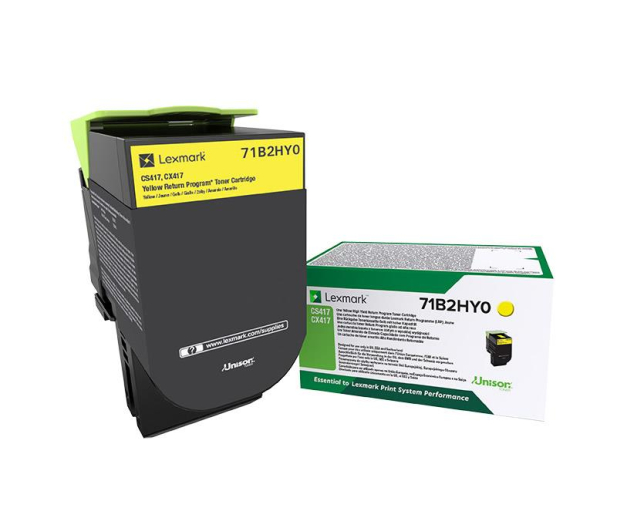 LEXMARK Toner 3.5K YELLOW CS/CX4/517 71B2HY0 - 358933 - zdjęcie